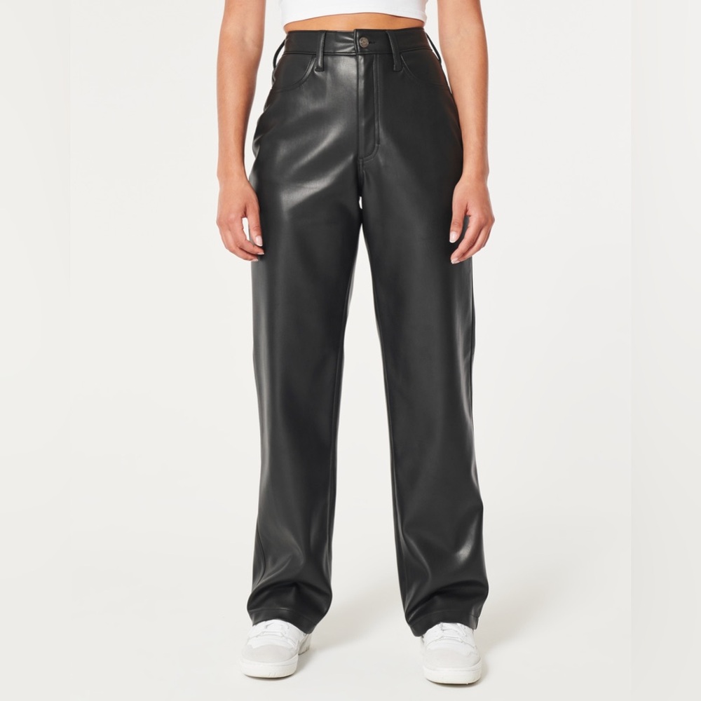 **NWT** Hollister Faux Leather Pants